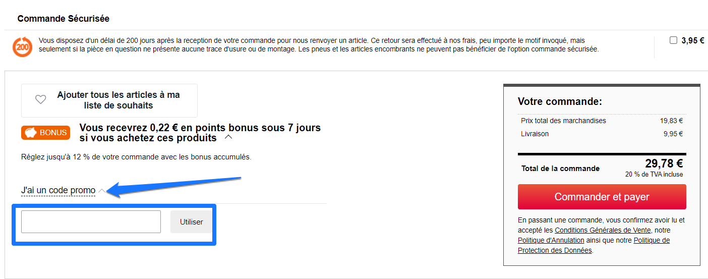 Code Promo AutoDoc - 3 % et 9,95 € de réduction - juil. 2026